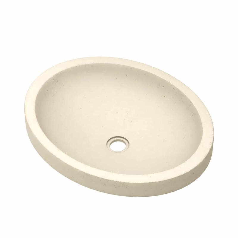 Native Trails Tolosa 19" Single Basin NativeStone Bathroom Sink for - Sand