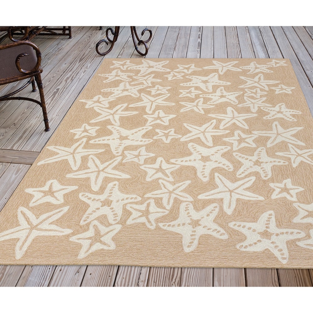 Liora Manne Capri Starfish Indoor/Outdoor Rug