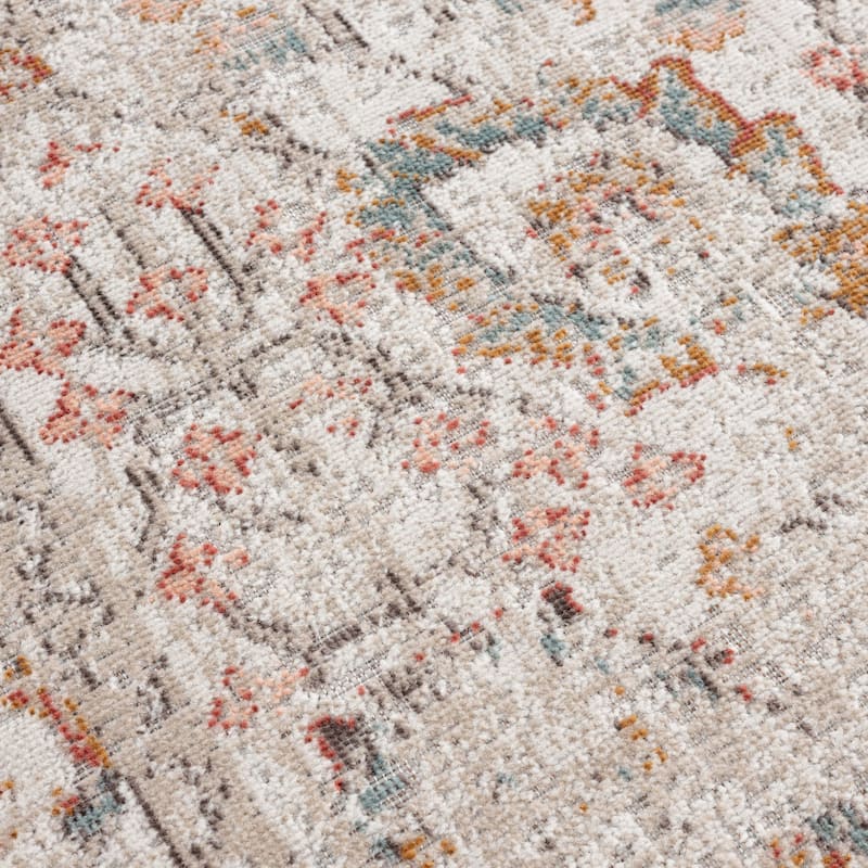 Sevita Caramel Botanical Area Rug