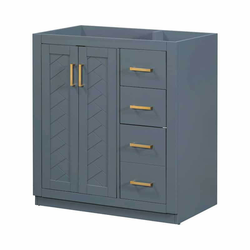 30'' Bathroom Vanity with Resin Sink