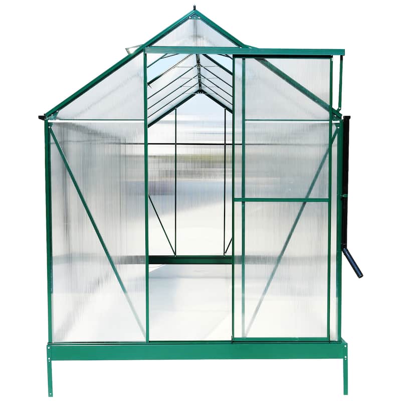 Heavy Duty Outdoor Aluminum Walk-in Green House - Hobby