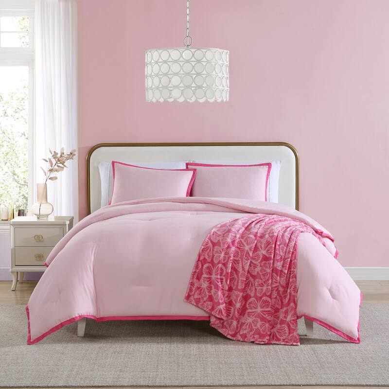 Betsey Johnson Signature Hotel Solid Comforter Bonus Set
