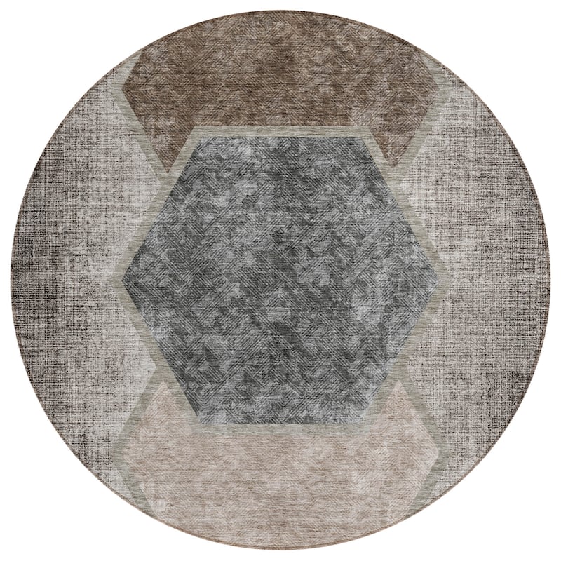 Machine Washable Indoor/ Outdoor Chantille Modern Boho Rug