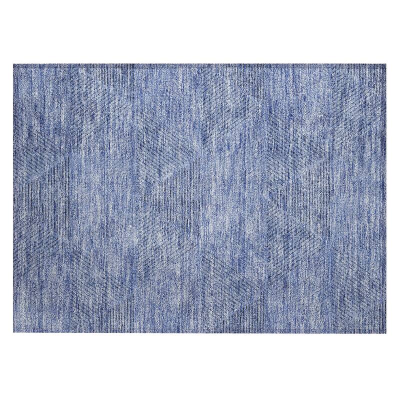 Machine Washable Indoor/ Outdoor Chantille Contemporary Prism Rug