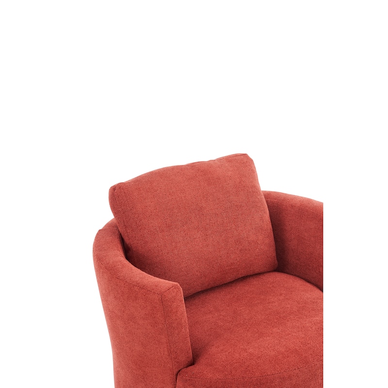 29.5" Polyester Swivel Arm Chair