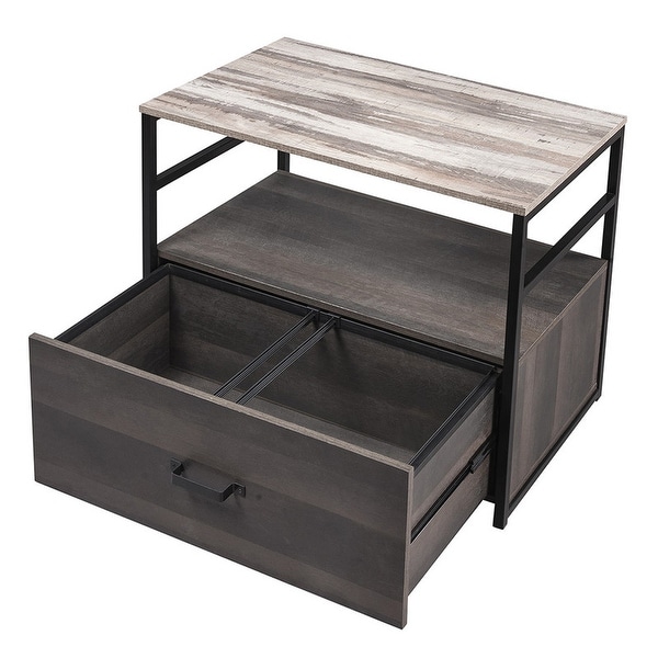 Bestar i3 plus lateral file with sales storage cabinet