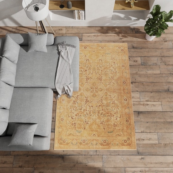 slide 2 of 10, SAFAVIEH Couture Hand-knotted Peshawar Herminda Traditional Oriental Vegetable Dye Wool Rug with Fringe