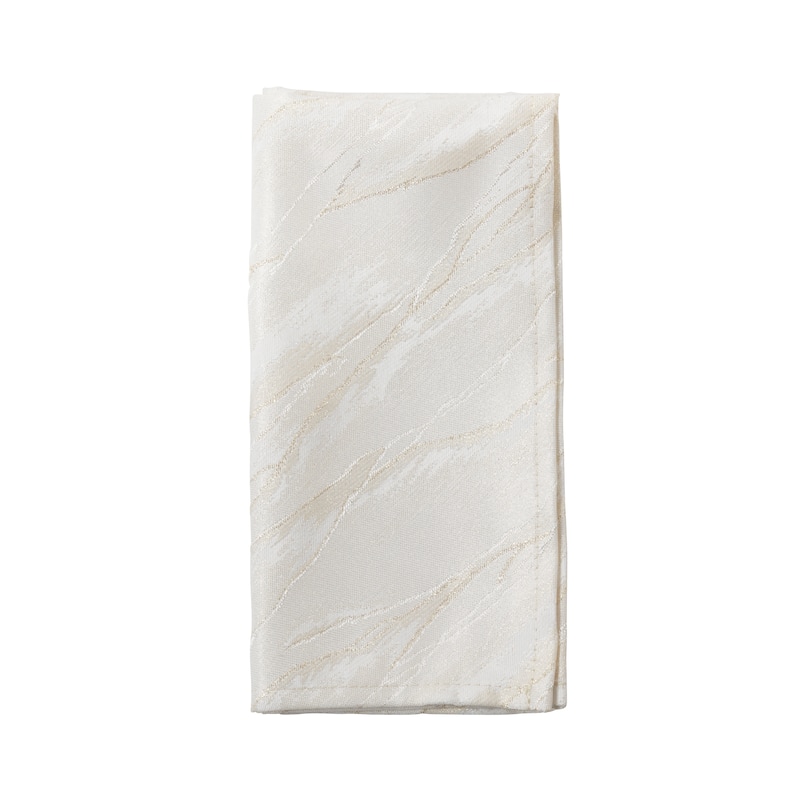 Metallic Shimmer Napkin (Set of 4) - 20"x20" - Ivory