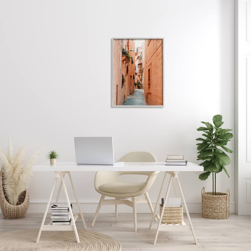Stupell Urban Alley Path Photography Framed Giclee Art by Krista Broadway