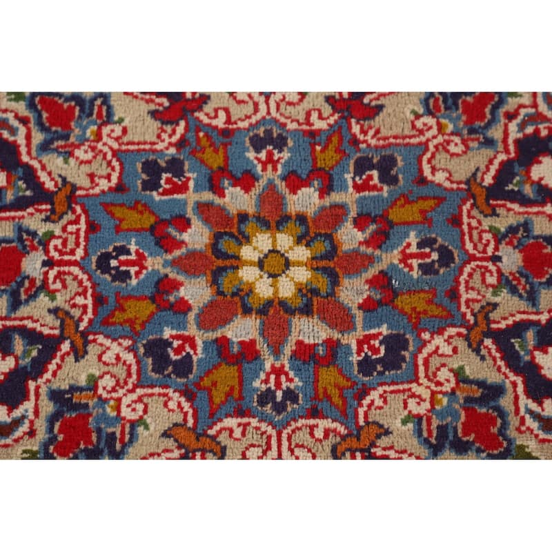 Traditional Najafabad Persian Vintage Rug Handmade Wool Carpet - 9'10"x 13'5"