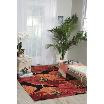 Nourison Fantasy Abstract Floral Area Rug