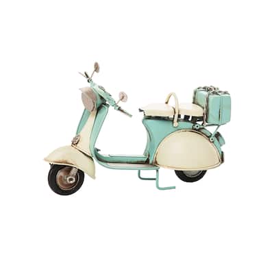 Blue Skooter Figurine