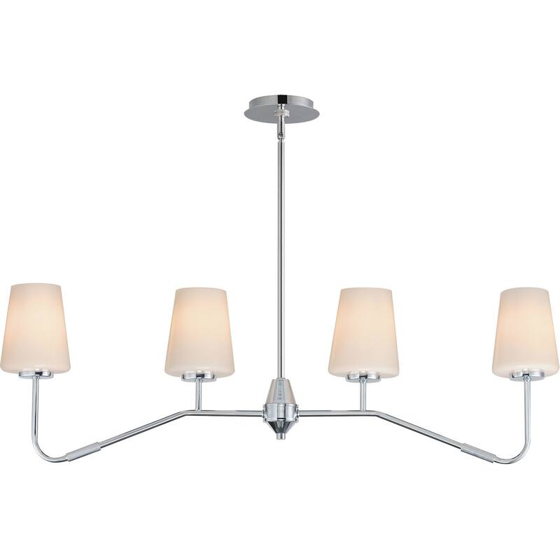 Maxim 12697WT Durham 4 Light 5" Wide Linear Pendant - Polished Chrome