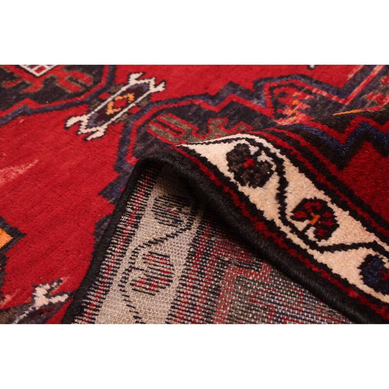 ECARPETGALLERY Hand-knotted Andelz Red Wool Rug - 3'2 x 9'2