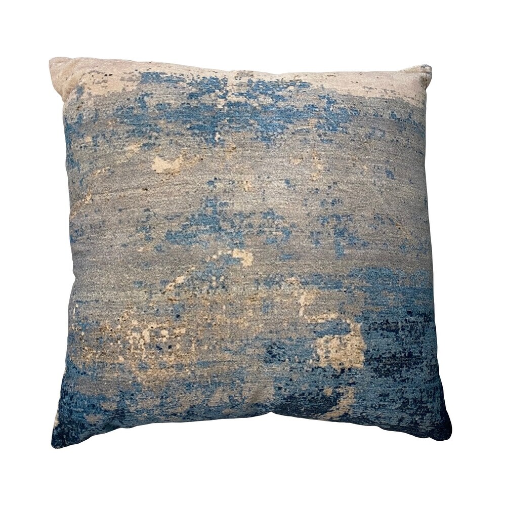 silver blue pillows