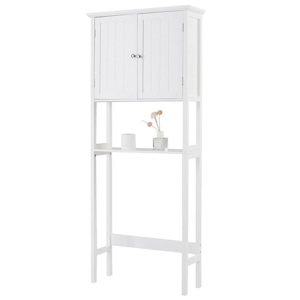 Over The Toilet Bathroom Storage Space Saver with Shelf