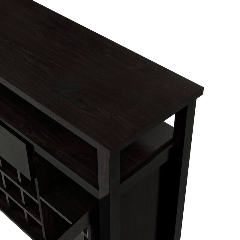 DH BASIC Transitional Espresso 9-bottle Storage Buffet by Denhour