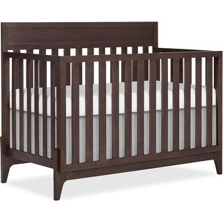 Evolur Atlas 5 in 1 Convertible Crib, Converts from Baby Crib to Toddler Bed