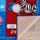 preview thumbnail 7 of 6, World Rug Gallery Kids Educational Learning Alphabet Symbols Non Slip Area Rug