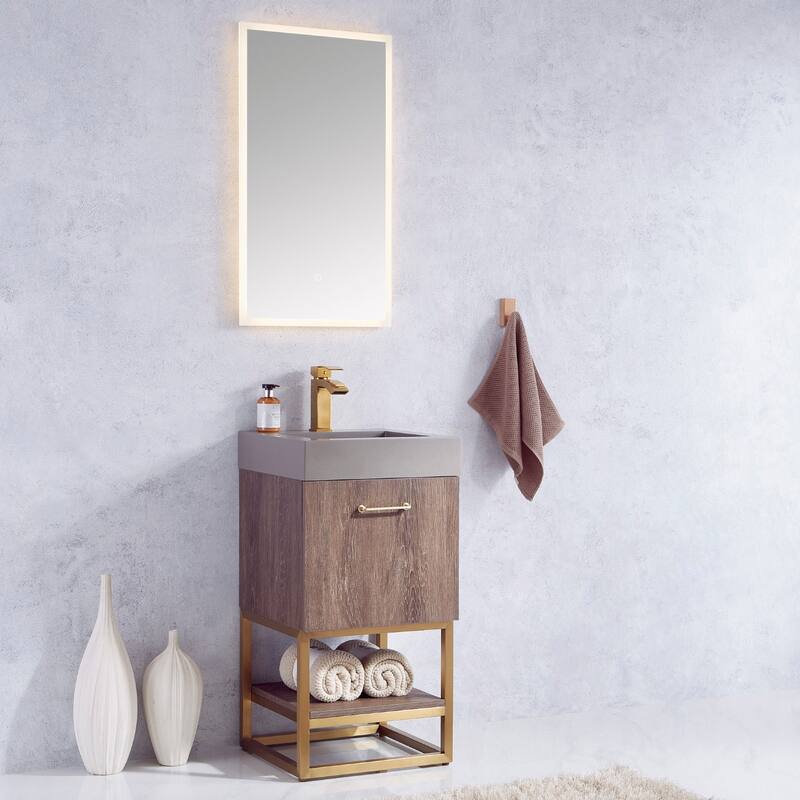 Miseno MV789018 Alistair 18" Free Standing Single Basin Vanity Set