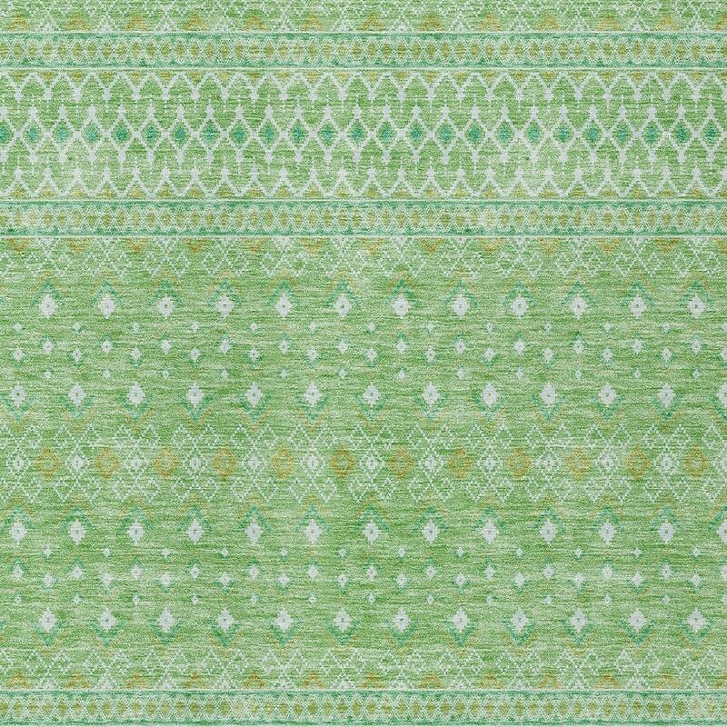 HomeRoots Tribal Transitional Rectangle Outdoor Rug