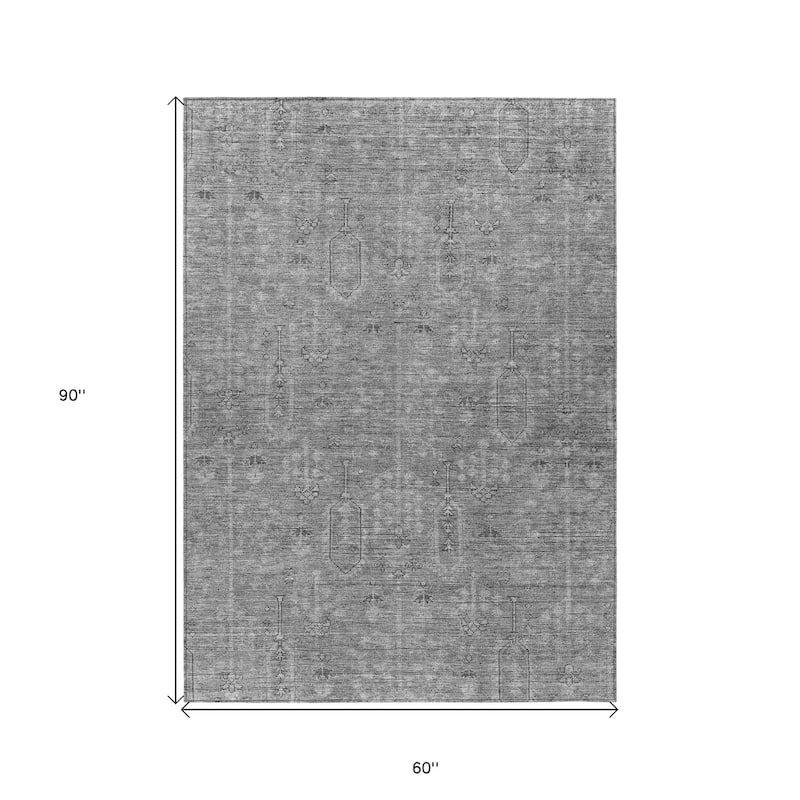 HomeRoots Southwestern Transitional Rectangle Outdoor Rug