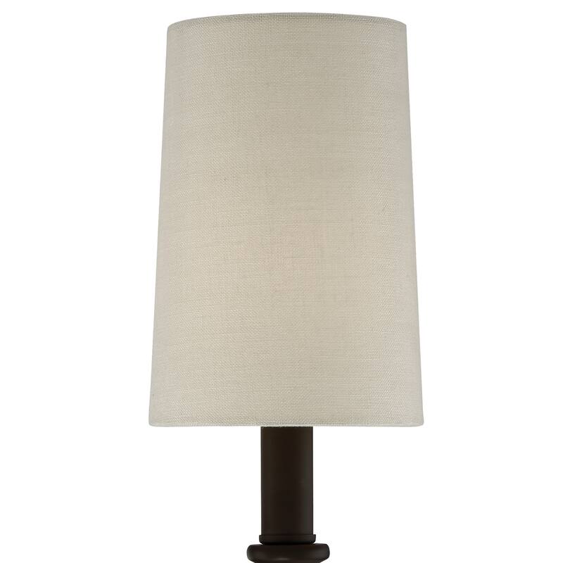Libby Langdon for Crystorama Sylvan 1 Light Dark Bronze Sconce - 4.87'' W x 15.75'' H x 7.75'' D