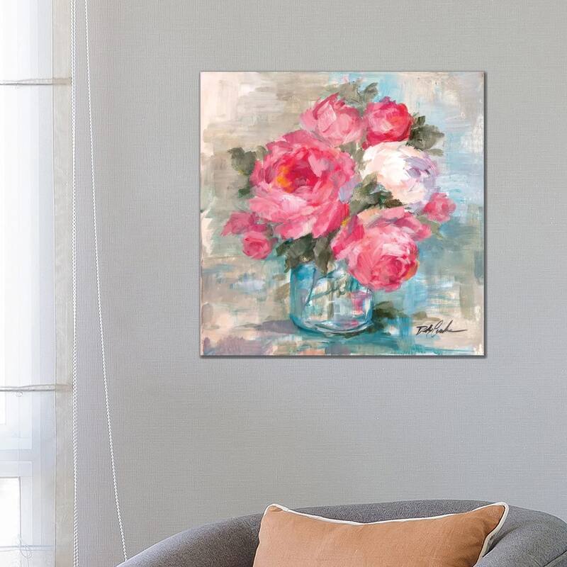 iCanvas "Summer Roses I" by Debi Coules Canvas Print - 26x26x1.5
