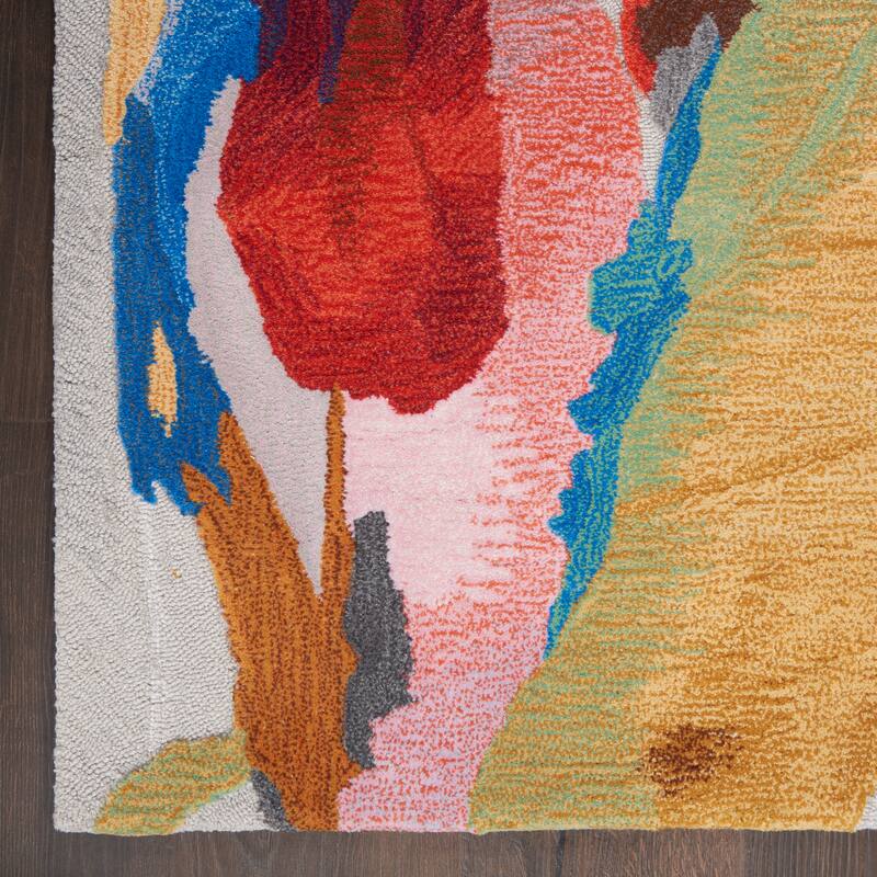 Nourison Symmetry Abstract Area Rug