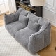 preview thumbnail 8 of 98, Modern Cute Chenille Upholstered Loveseat with High Resilience Foam