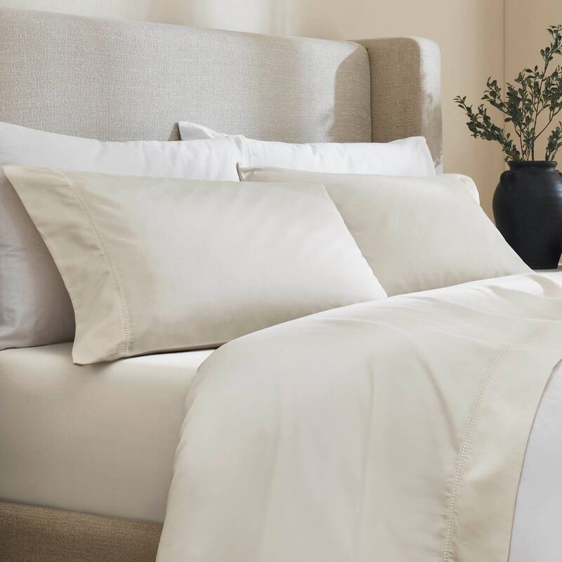 Superior Pandora Cotton Blend Embroidered 600 Thread Count Sheet Set