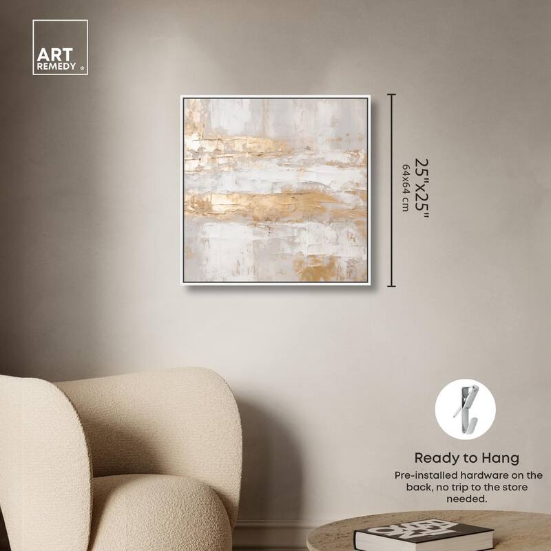 Melted Goldscape I Canvas by Art Remedy