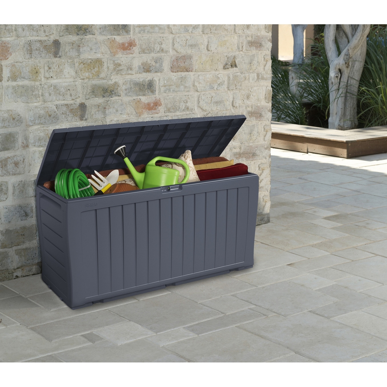 Keter Marvel Plus Outdoor 71 Gallon Plastic Deck Box,, 42 OFF