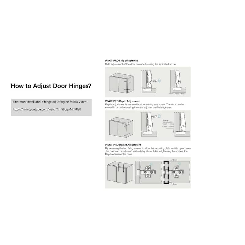 59" Tall Wall Mounted Bathroom Cabinet with Doors & Shelves, Narrow Waterproof Storage Cabinet for Small Spaces