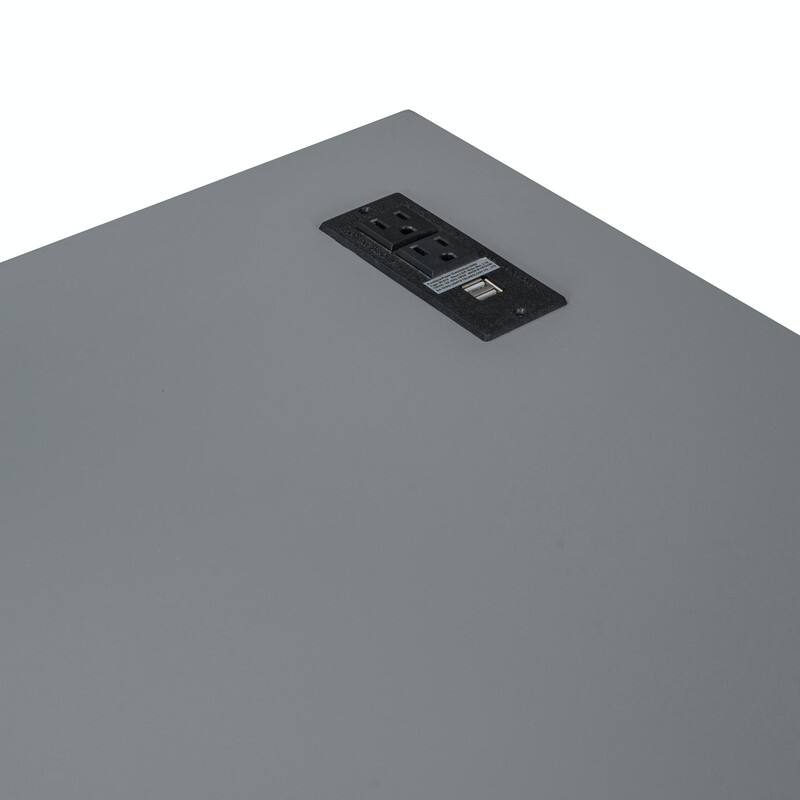 Full-Over-Full Bunk Bed with Twin Trundle, Storage & Built-In Desk