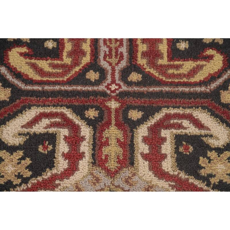 Kazak Runner Rug Handmade Oriental Grey Wool Carpet - 2'5"x 9'10"