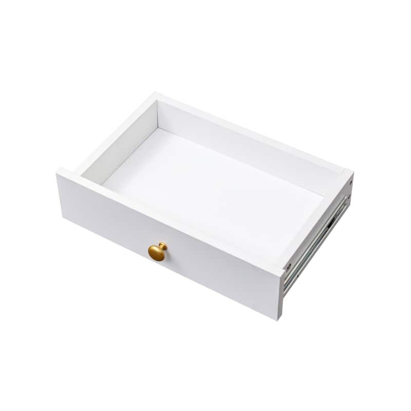 Fold-out Convertible Writing Table Study Desk with Cabinet and Drawer