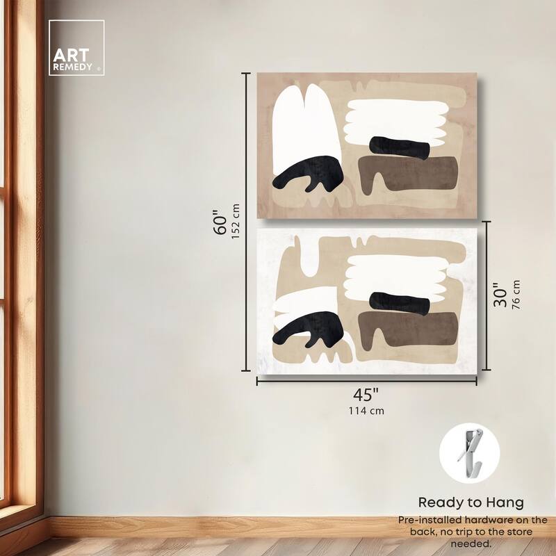 Sandera Set Canvas Set of 2 by Art Remedy, Gallery Wrapped