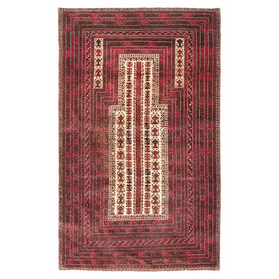 Teimani Beige Rug 3'2" x 5'2" - 3'2 x 5'2