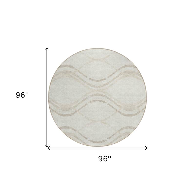 HomeRoots Abstract Transitional Rectangle Outdoor Rug