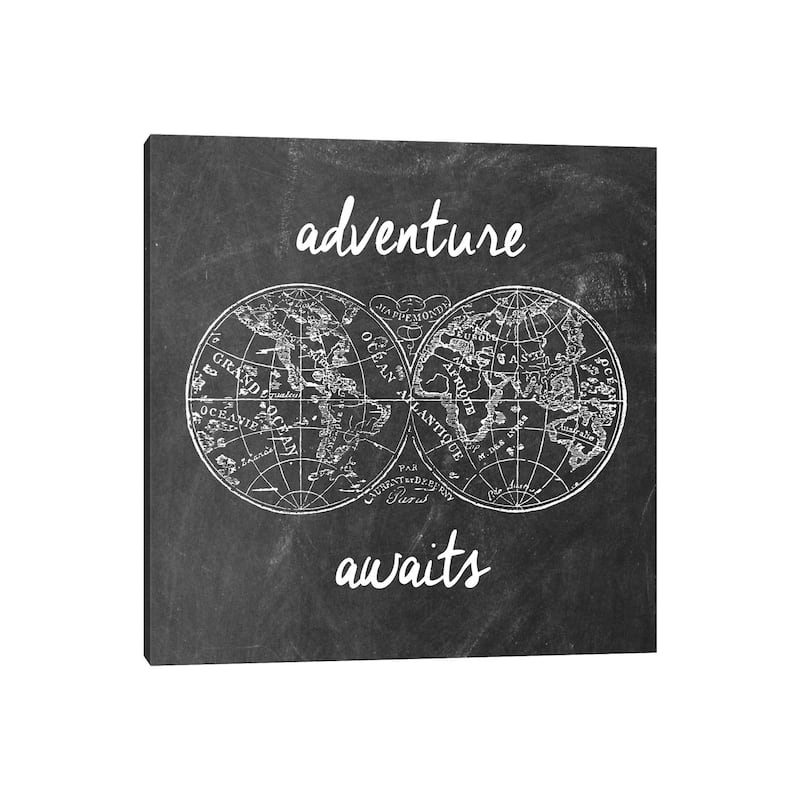 iCanvas "Adventure Awaits I" by Erin Clark Canvas Print
