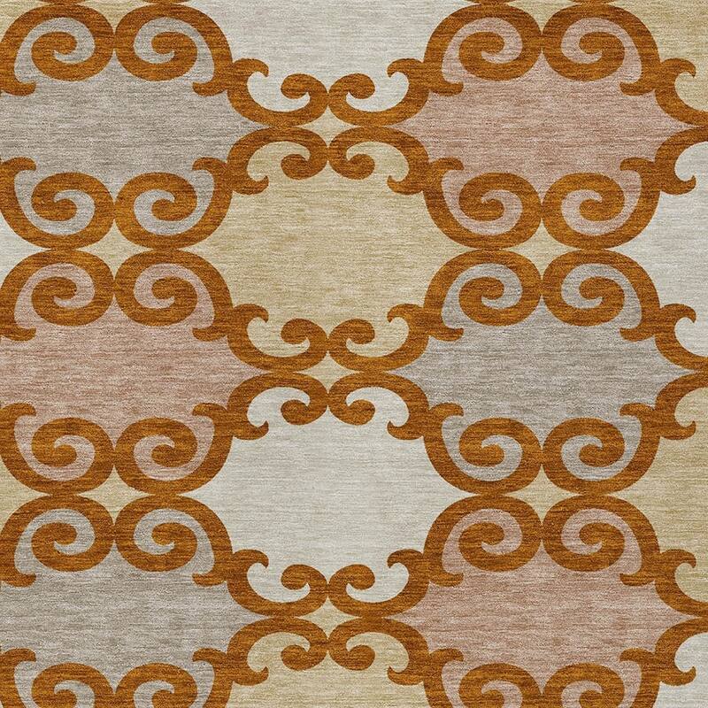 HomeRoots Trellis Transitional Rectangle Outdoor Rug