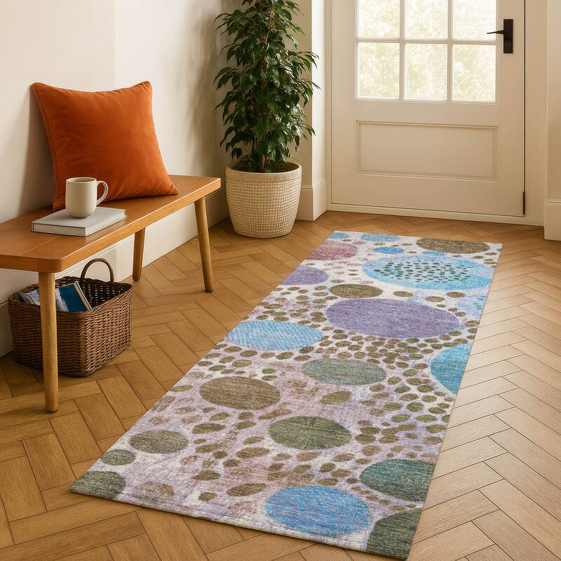 Premium Washable Super Soft Mayfield Rug - Khaki - 2'3" x 7'6"