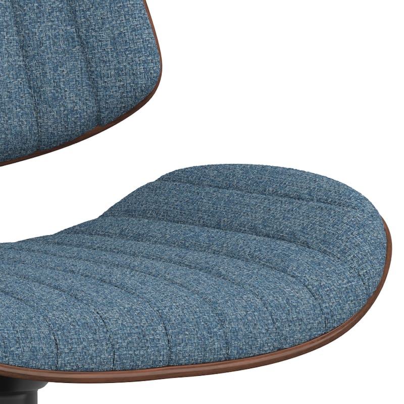 WYNDENHALL Annie Mid Century Modern Adjustable Bar Stool - 20.5"D x 19.7"W x 36.22 - 44.09 "H