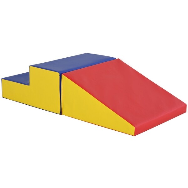 Soozier 2-Piece Climb & Crawl Activity Play Foam Building Blocks for Toddlers with a Soft High-Density Foam Material. Opens flyout.