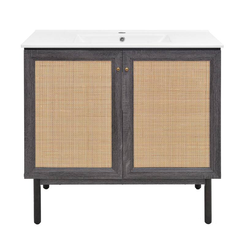 Classe Bathroom Vanity in Oak