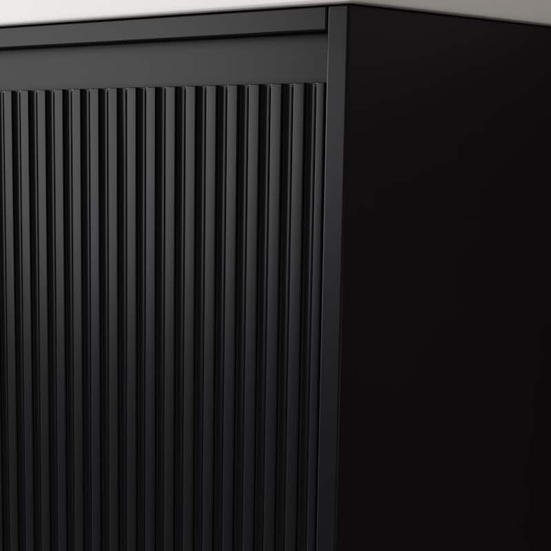 Ripple 72" Bathroom Vanity Base Only - Charcoal