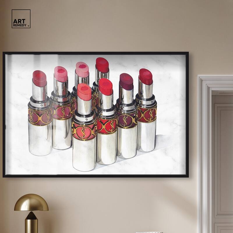 Doll Memories - Lipsticks 22 Shadowbox by Art Remedy
