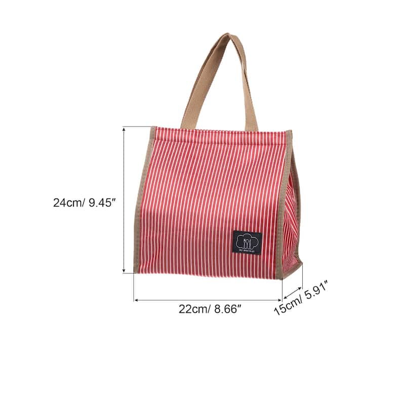 Insulated Lunch Bag, Lunch Tote Bag, 9.45"x5.91"x8.66"