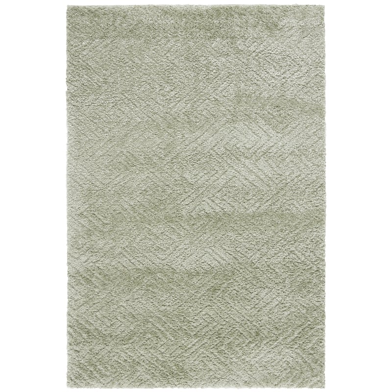 SAFAVIEH Tahoe Shag Nieki Geometric 1.2-inch Thick Rug